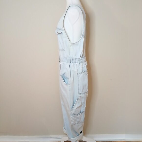 Free People We The Free Cloud Nine Relaxed Fit Jumpsuit Size Large - Picture 6 of 10